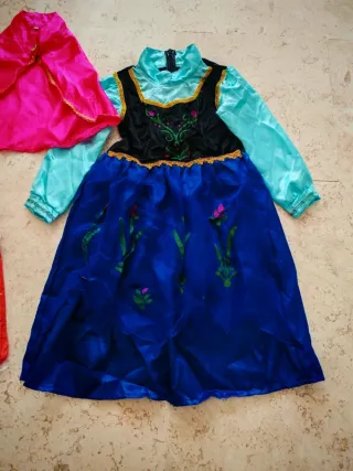 Disfraz de princesa Anna de Frozen de Disney. Cosp