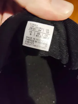 Botines Asics Negros Poco Uso Talla 44