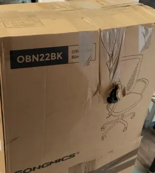 Silla de oficina ergonómica negra