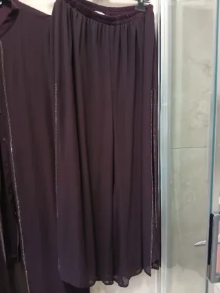 Completo elegante donna viola