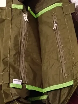 Bolso shopper verde oliva