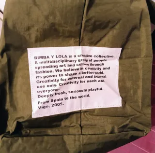 Bolso shopper verde oliva