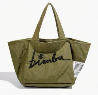 Bolso shopper verde oliva