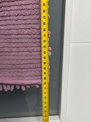 Alfombra mullida rosa/morada