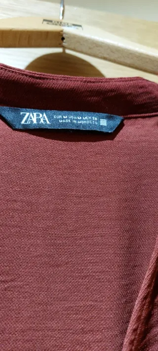 Vestido Zara Rojo Talla M