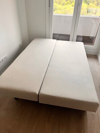 Sofá Cama Beige 2 Plazas