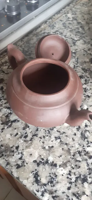 Tetera Yixing Zisha Artesanal Arcilla Púrpura