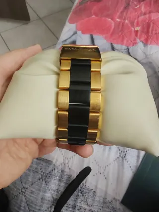 Orologio Nautica Cronografo Oro Blu