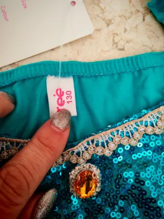 Disfraz Princesa Turquesa Niña