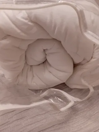 Edredón blanco 4 estaciones cama 135