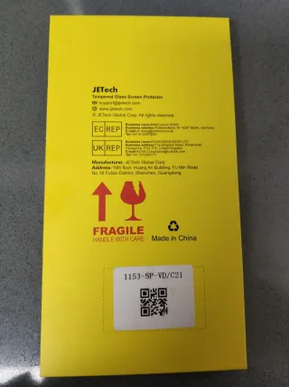 Protettore schermo JETech per iPhone 5.8 sigillato