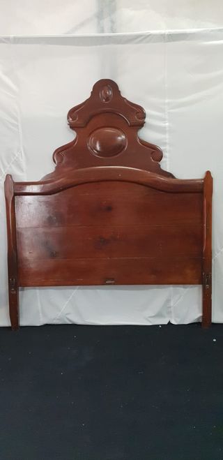 Cabecera de Cama Caoba Antigua