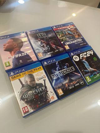 PS4 Slim 500GB + Mando + 6 Juegos
