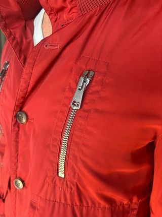 Giacca bomber rossa uomo