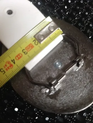 Fibbia vintage aquila bandiera USA