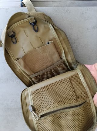 Zaino tattico mini map tan airsoft softair