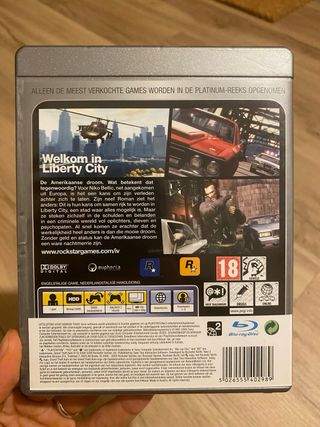 Grand Theft Auto IV PS3 Platinum