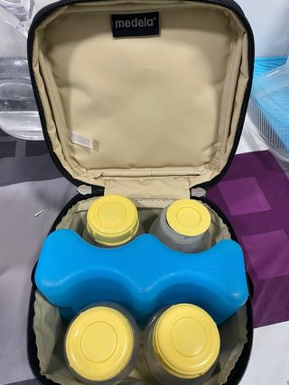 Pack Sacaleches, bolsas, neceser de conservación..