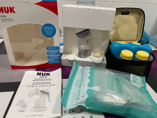 Pack Sacaleches, bolsas, neceser de conservación..