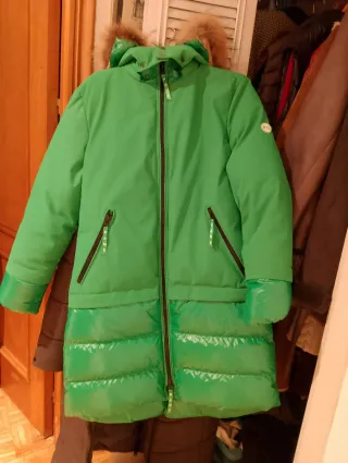 Plumas verde talla S