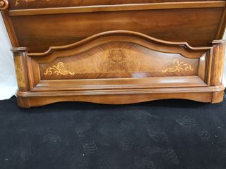 Cabecero de cama de madera de raíz