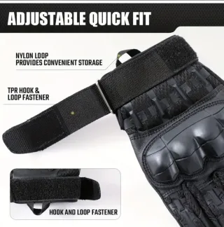 Guantes Tácticos de Protección Negra