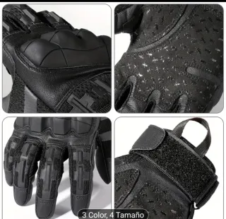 Guantes Tácticos de Protección Negra