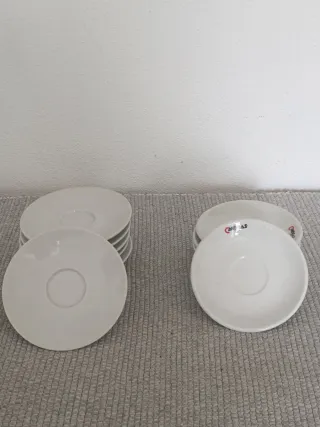 Conjunto de 10 Pires de Chávenas de café