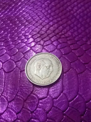 Moneta 5 PTAS Spagna