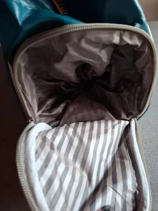 Borsone viaggio a mano/borsa palestra blu turchese