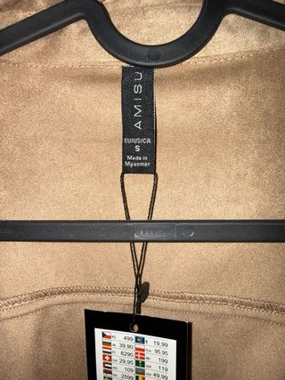 Camisa larga AMISU efecto ante