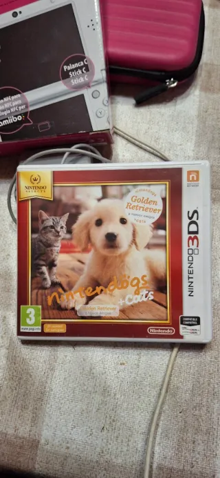 Nuovo Nintendo 3DS XL Rosa e Bianco