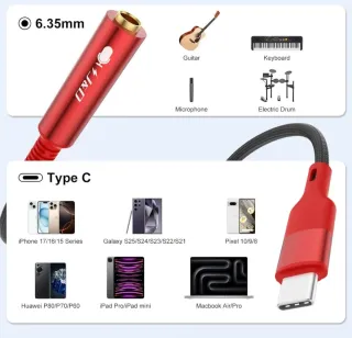 Adaptador de Grabación JSD Rojo