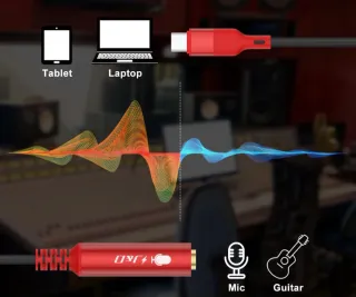 Adaptador de Grabación JSD Rojo