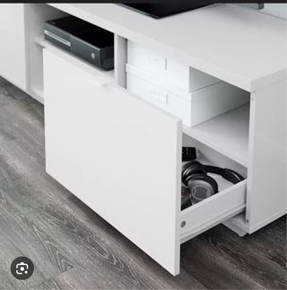 Mueble TV BYÅS Blanco IKEA