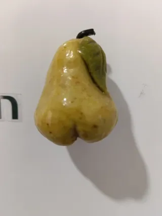 Imanes nevera: loro,pera, libro.