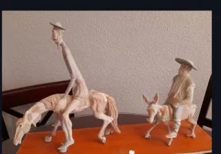 Figuras Don Quijote y Sancho Panza