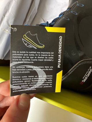 Botas de seguridad FORLI negras y azules