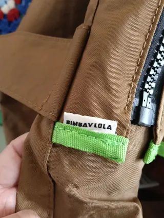 Bolso shopper color caqui