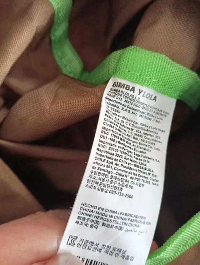 Bolso shopper color caqui