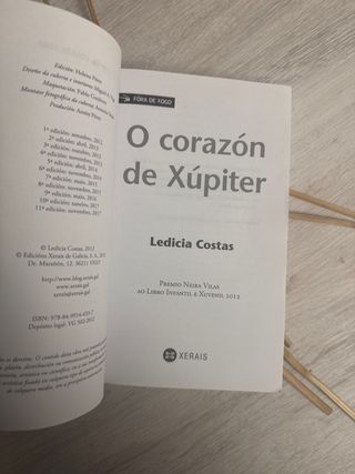 O corazón de Xúpiter de Ledicia Costas