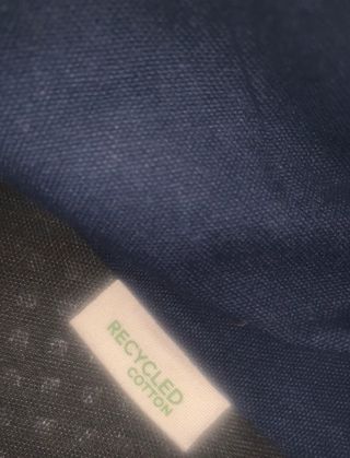 Borsone McDonald's blu con logo giallo