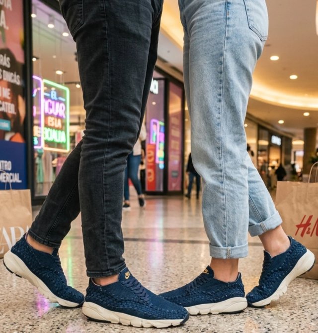Zapatillas Nike Footscape Woven Denim Obsidiana.
