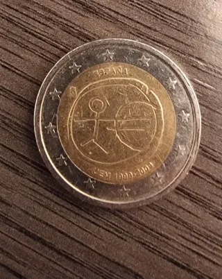 Moneda 2€ España Conmemorativa UEM 1999-2009