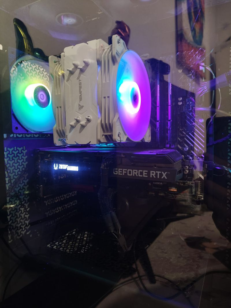 PC Gaming RTX 3060 Ti+i5 12400F / 2TB NVMe / WiFi afbeelding 2