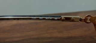 Gafas Valentino Años 80-90s Montura Dorada