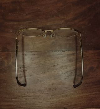 Gafas Valentino Años 80-90s Montura Dorada