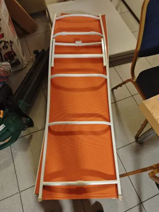 Hamaca Piscina Naranja