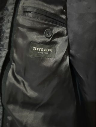 Abrigo azul marino caballero