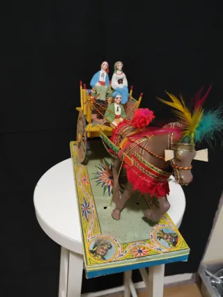 Carretto Siciliano Decorato con Figure